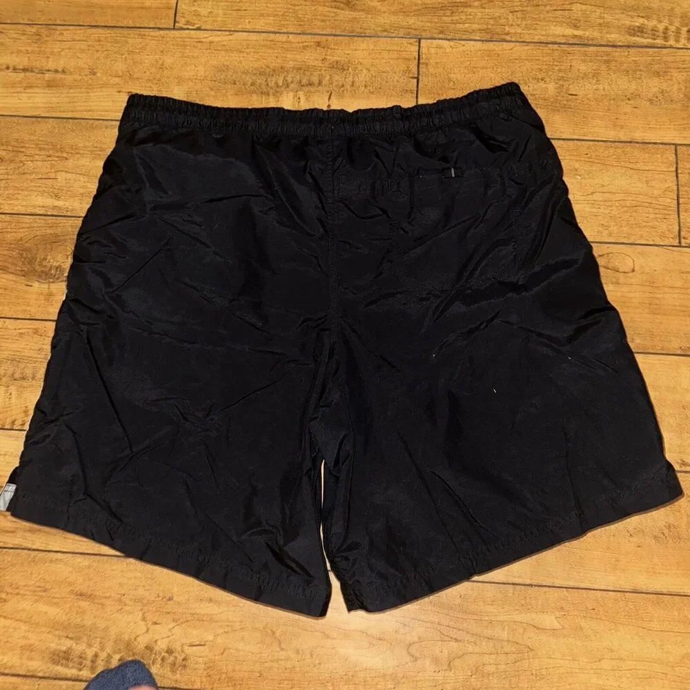 Vintage Nike Silver Tag Swim Trunks Shorts Large Size 38 Black